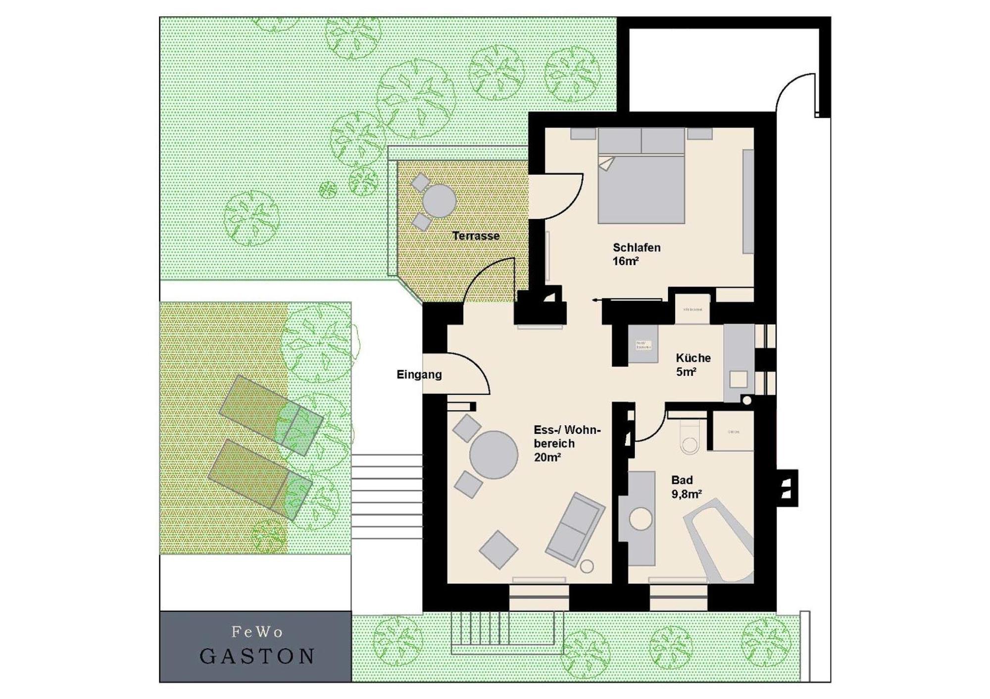 Ferienwohnung "Gaston" Mitten In 발드브라이트바흐 외부 사진